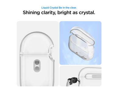 Capa Spigen Liquid Crystal para AirPods Pro 3 - Transparente