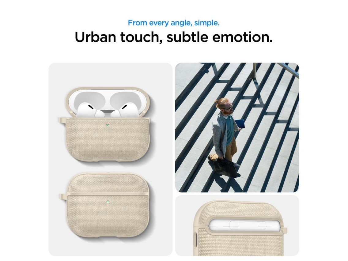 Capa Spigen Urban Fit para AirPods 3 - Bege