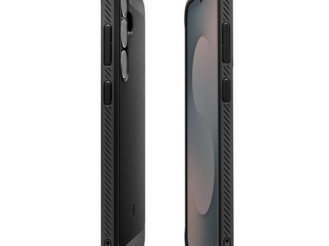 Funda Spigen Rugged Armor para Samsung Galaxy S25 FE - Negro mate
