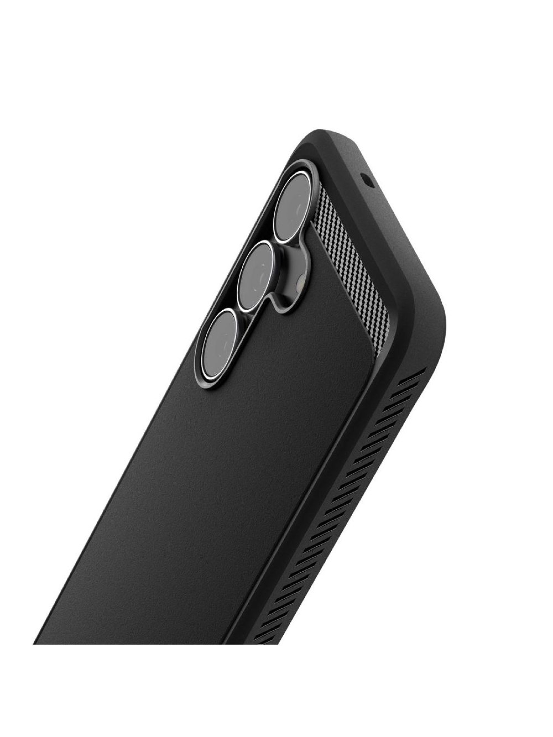 Funda Spigen Rugged Armor para Samsung Galaxy S25 FE - Negro mate