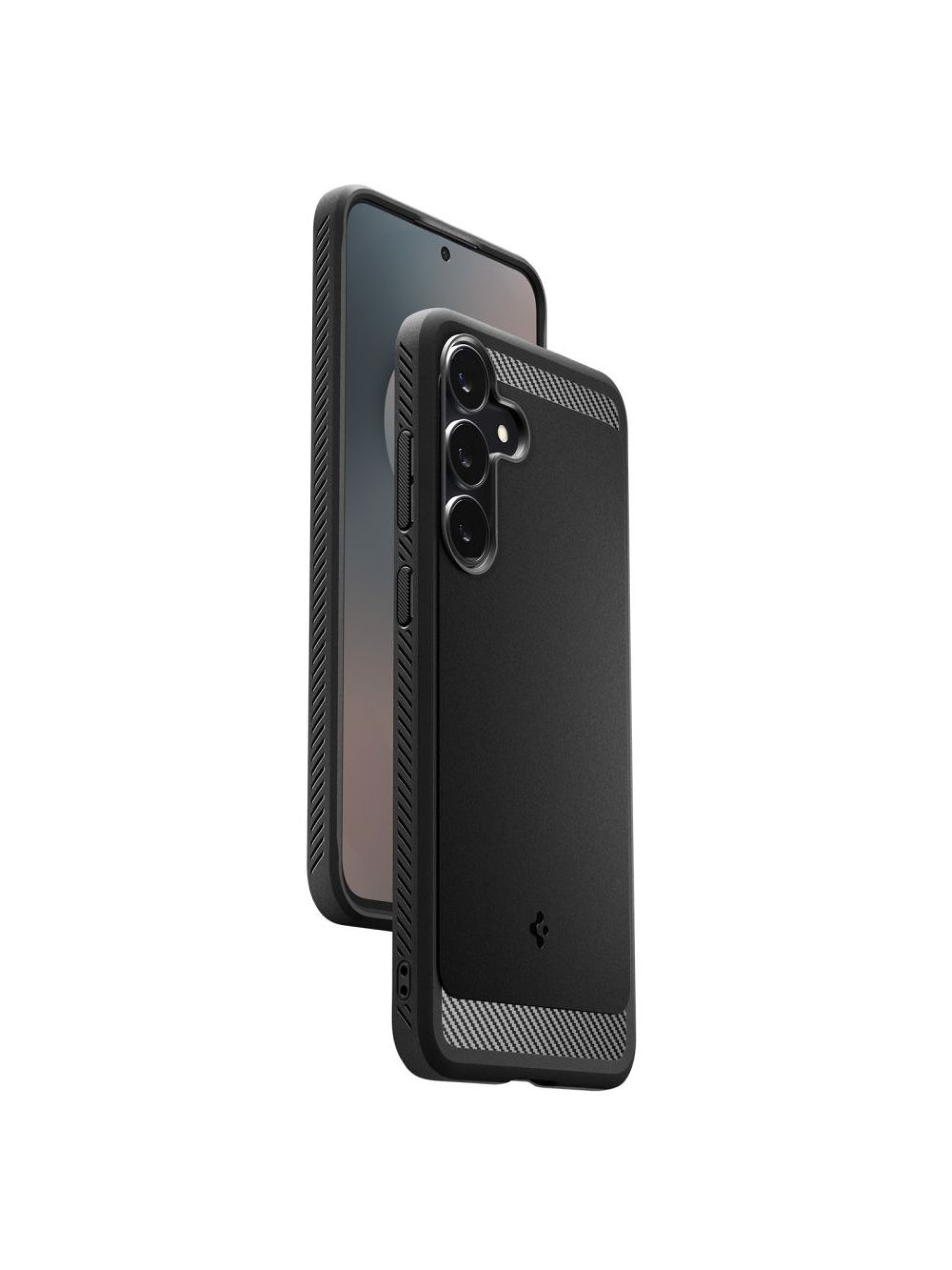 Funda Spigen Rugged Armor para Samsung Galaxy S25 FE - Negro mate