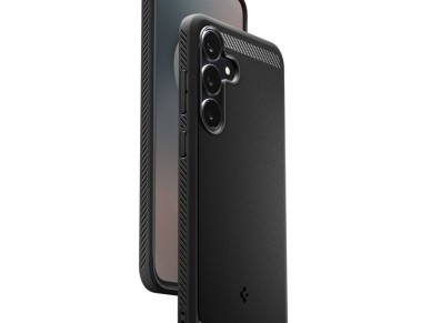Funda Spigen Rugged Armor para Samsung Galaxy S25 FE - Negro mate