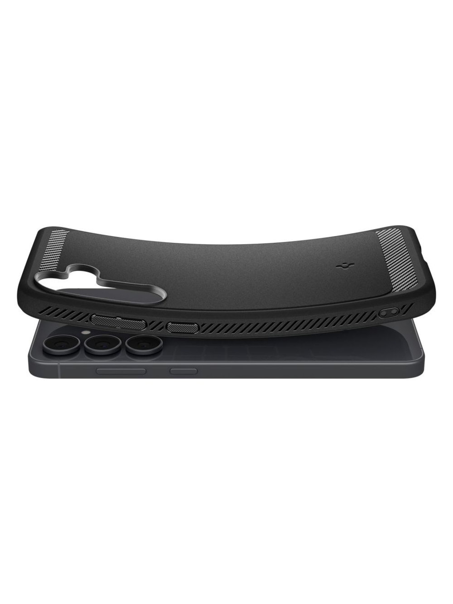 Funda Spigen Rugged Armor para Samsung Galaxy S25 FE - Negro mate