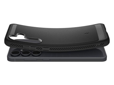 Funda Spigen Rugged Armor para Samsung Galaxy S25 FE - Negro mate