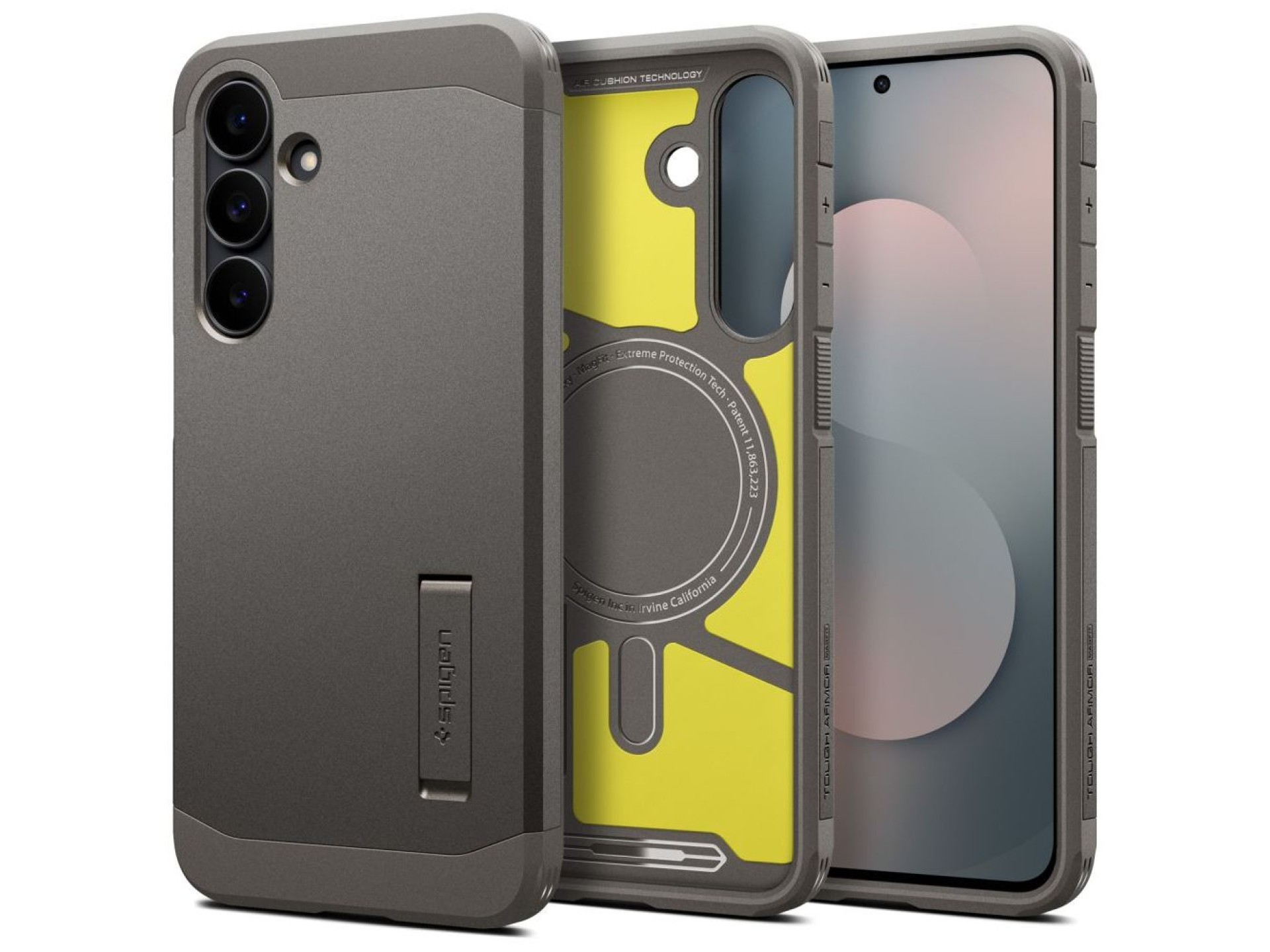 Funda Spigen Tough Armor Mag MagSafe para Samsung Galaxy S25 FE - Grafito