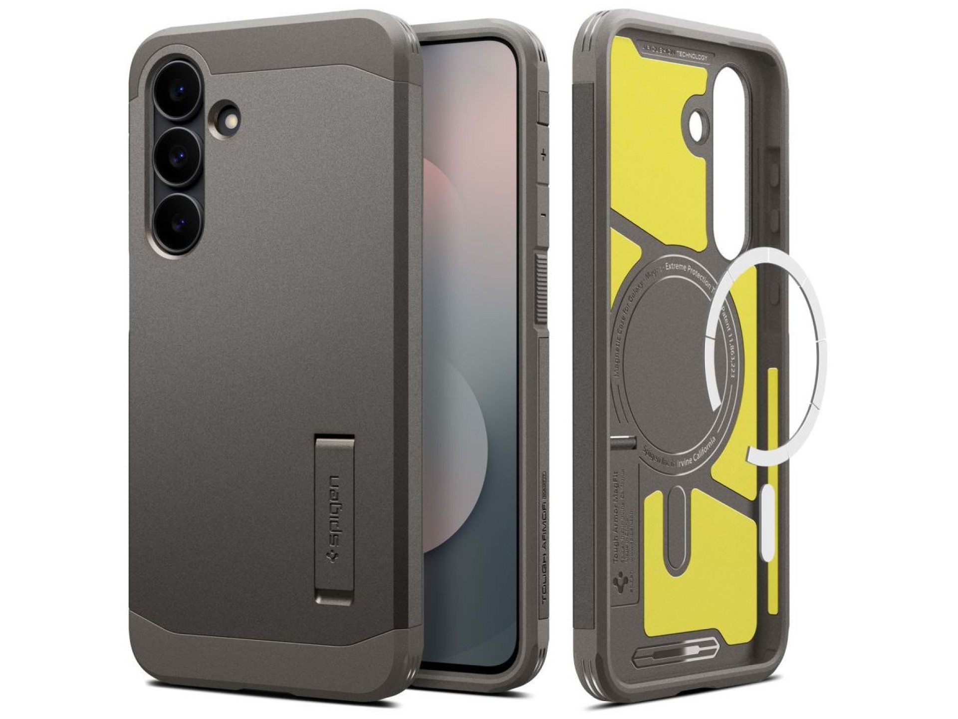 Funda Spigen Tough Armor Mag MagSafe para Samsung Galaxy S25 FE - Grafito
