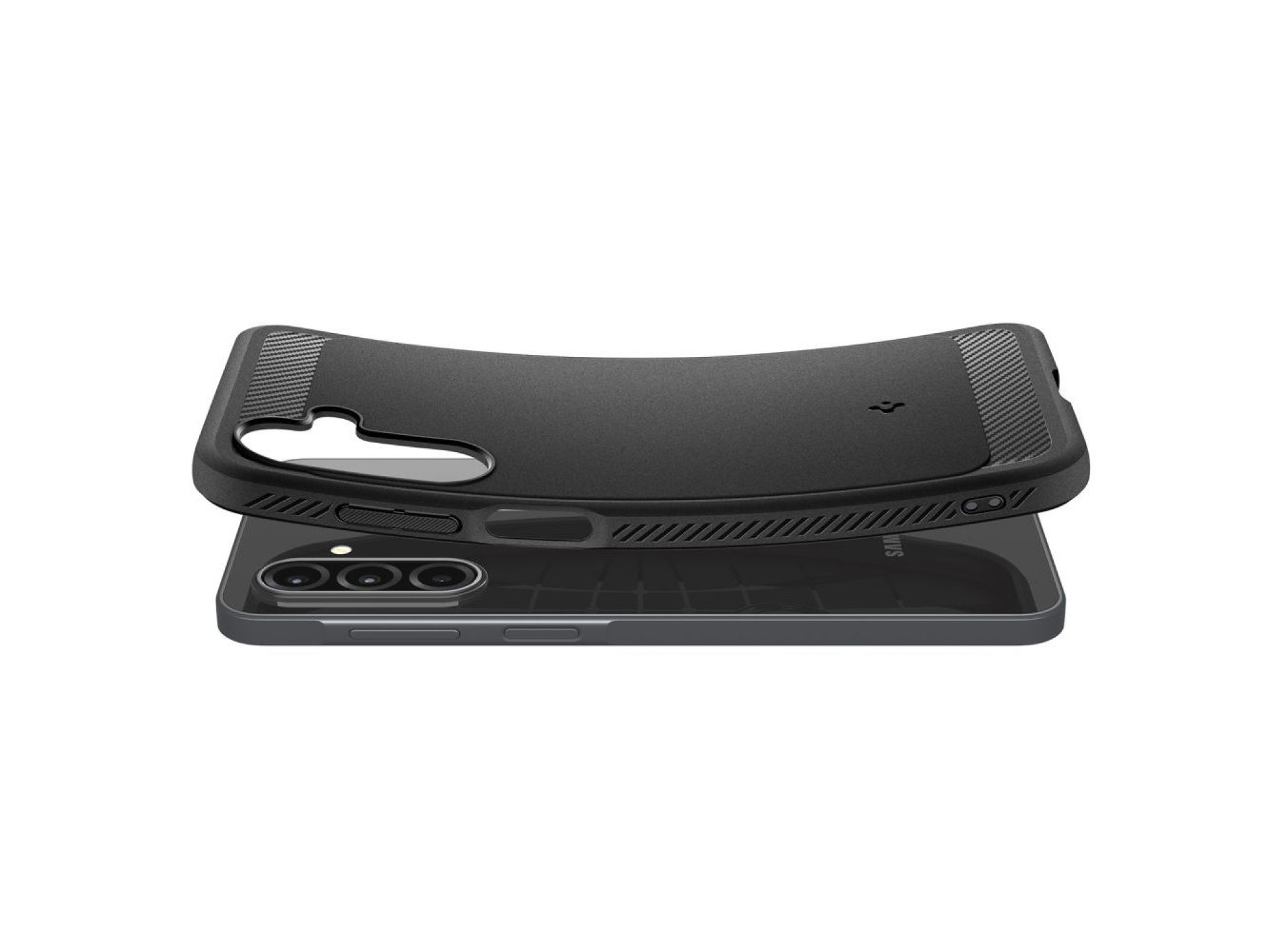 Funda Spigen Rugged Armor para Samsung Galaxy A17 - Negro mate