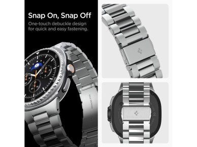 Pulseira Spigen Modern Fit para Samsung Galaxy Watch 40/44/46 mm - Prateada Pulseira Spigen Modern Fit para Samsung Galaxy Watch 40/44/46 mm - Prateada