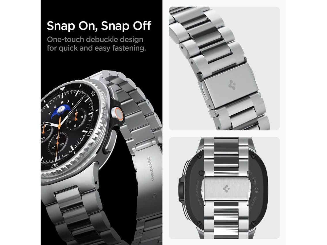 Spigen Modern Fit Band for Samsung Galaxy Watch 40/44/46 mm - Silver
