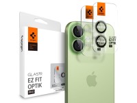 Kit com 2 capas para câmera Spigen Optik Pro GLAS.TR "EZ FIT" para iPhone 16 / 16 Plus / 17 - Verde Kit com 2 capas para câmera Spigen Optik Pro GLAS.TR "EZ FIT" para iPhone 16 / 16 Plus / 17 - Verde