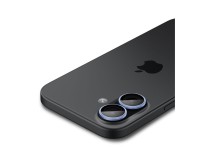 Kit com 2 capas para câmera Spigen Optik Pro GLAS.TR "EZ FIT" para iPhone 16 / 16 Plus / 17 - Azul Kit com 2 capas para câmera Spigen Optik Pro GLAS.TR "EZ FIT" para iPhone 16 / 16 Plus / 17 - Azul
