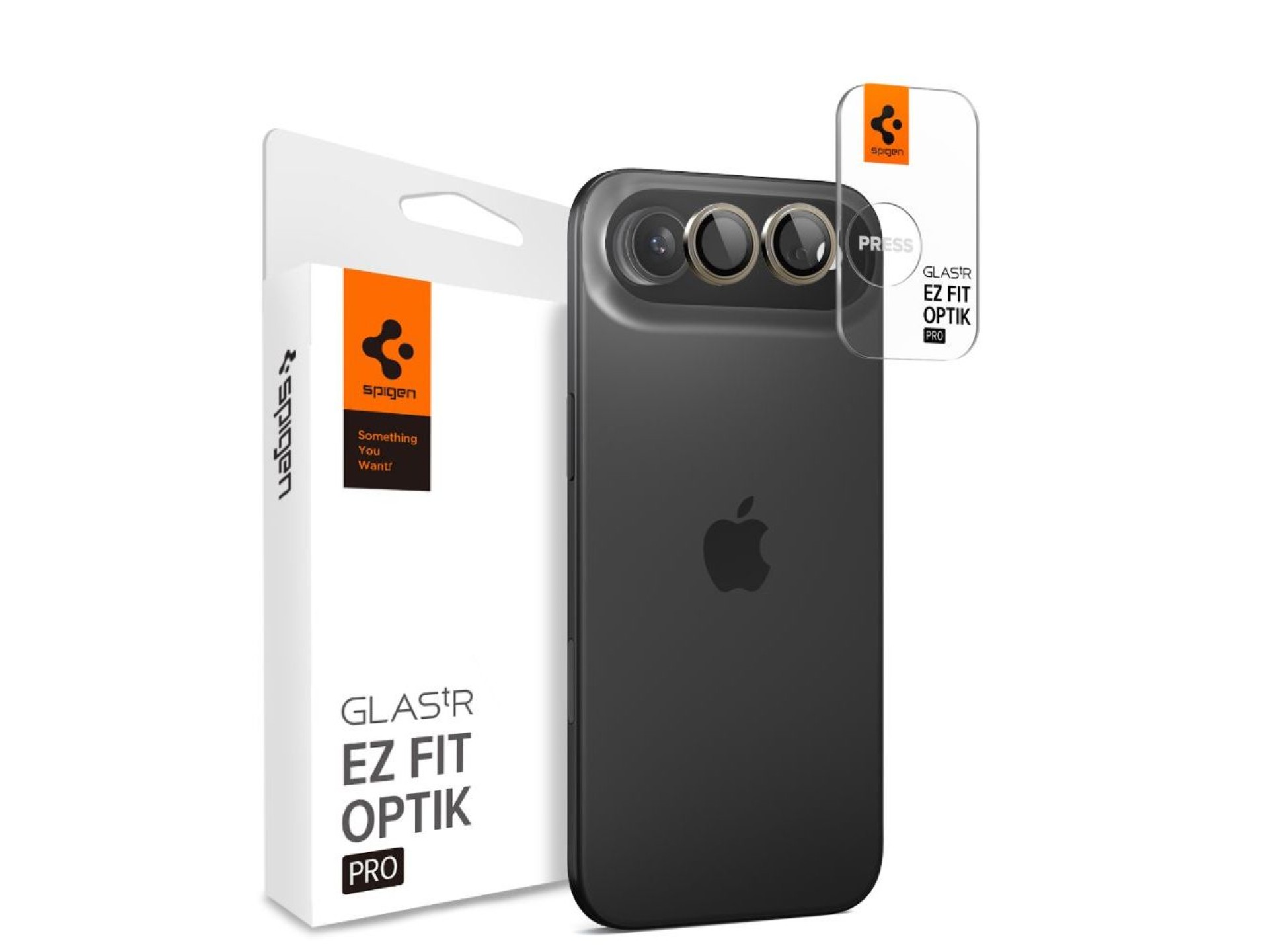 Kit com 2 capas de câmera Spigen Optik Pro GLAS.TR
