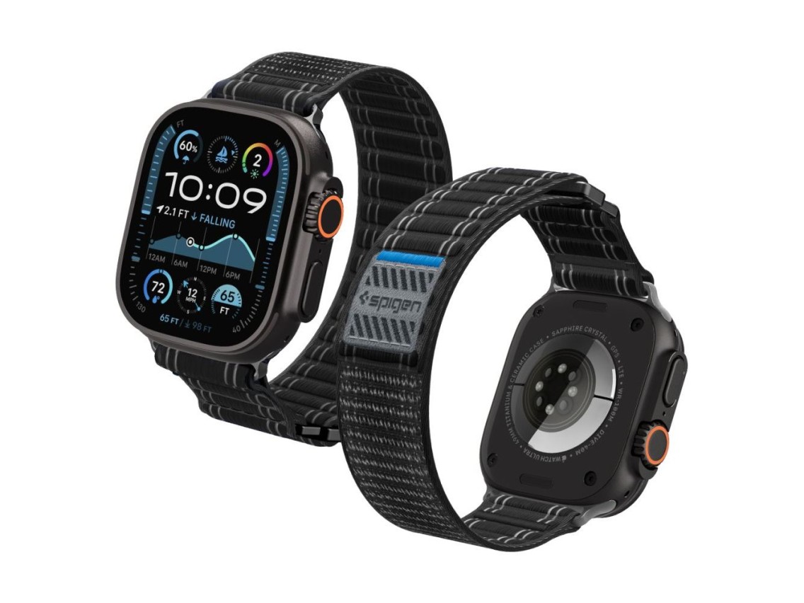 Spigen WBF0 Strap for Apple Watch 44 / 45 / 46 / 49 mm - Black