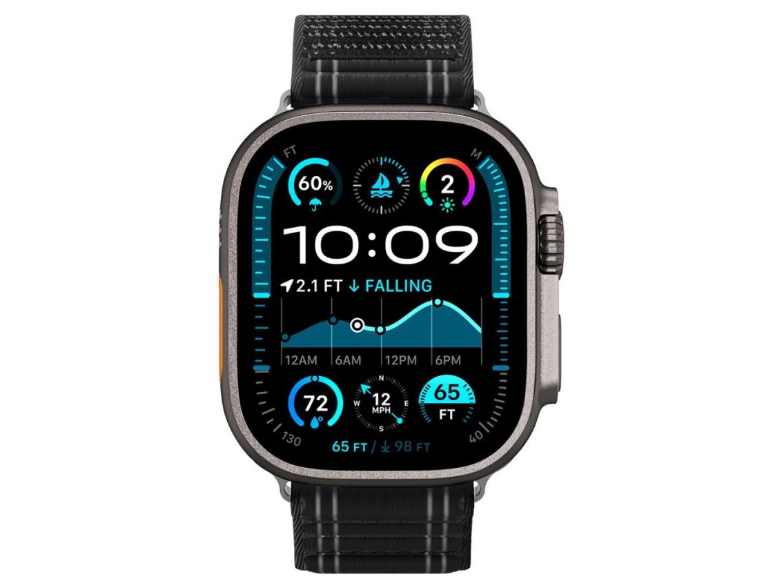 Spigen WBF0 Strap for Apple Watch 44 / 45 / 46 / 49 mm - Black