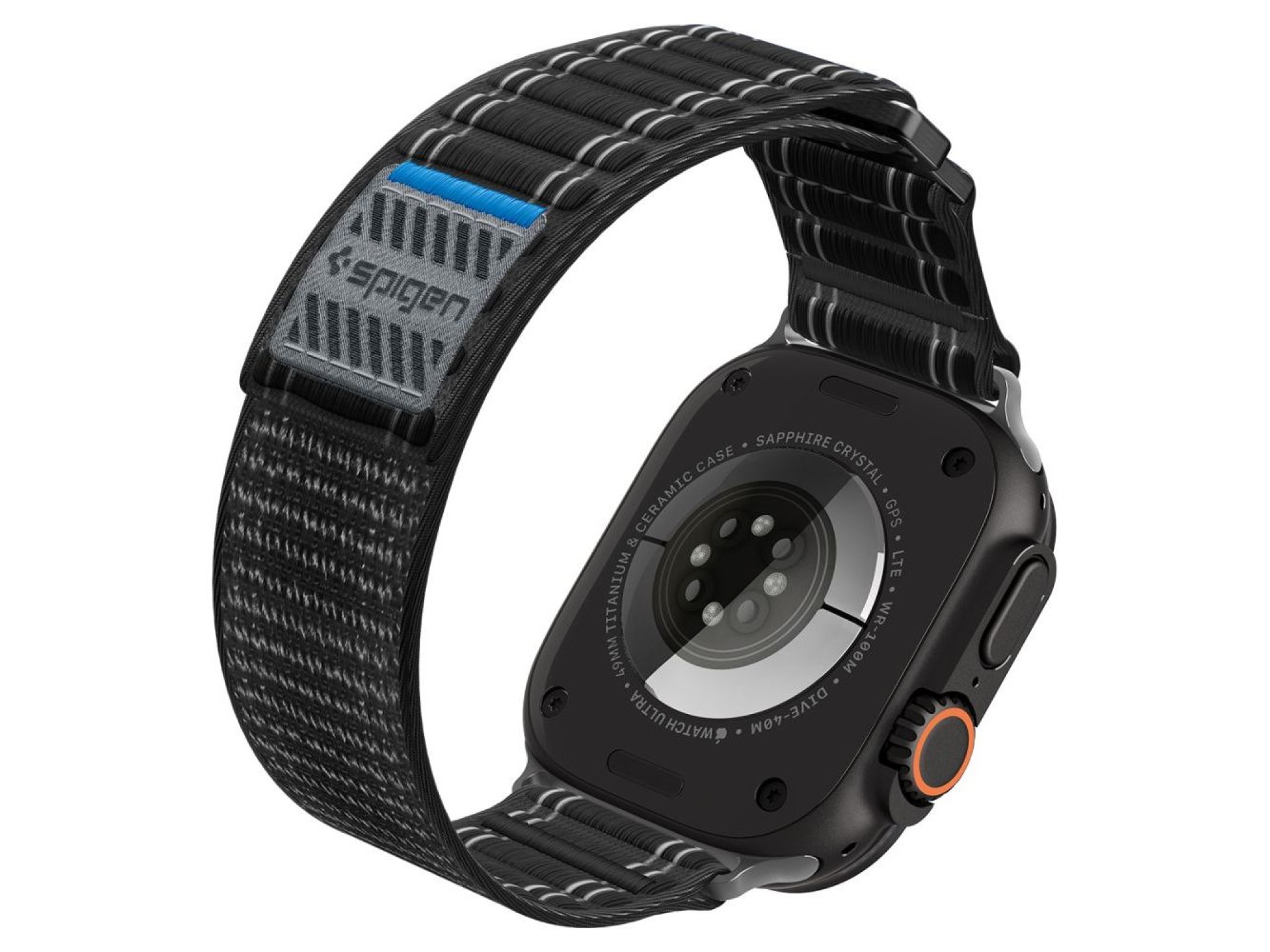 Spigen WBF0 Strap for Apple Watch 44 / 45 / 46 / 49 mm - Black