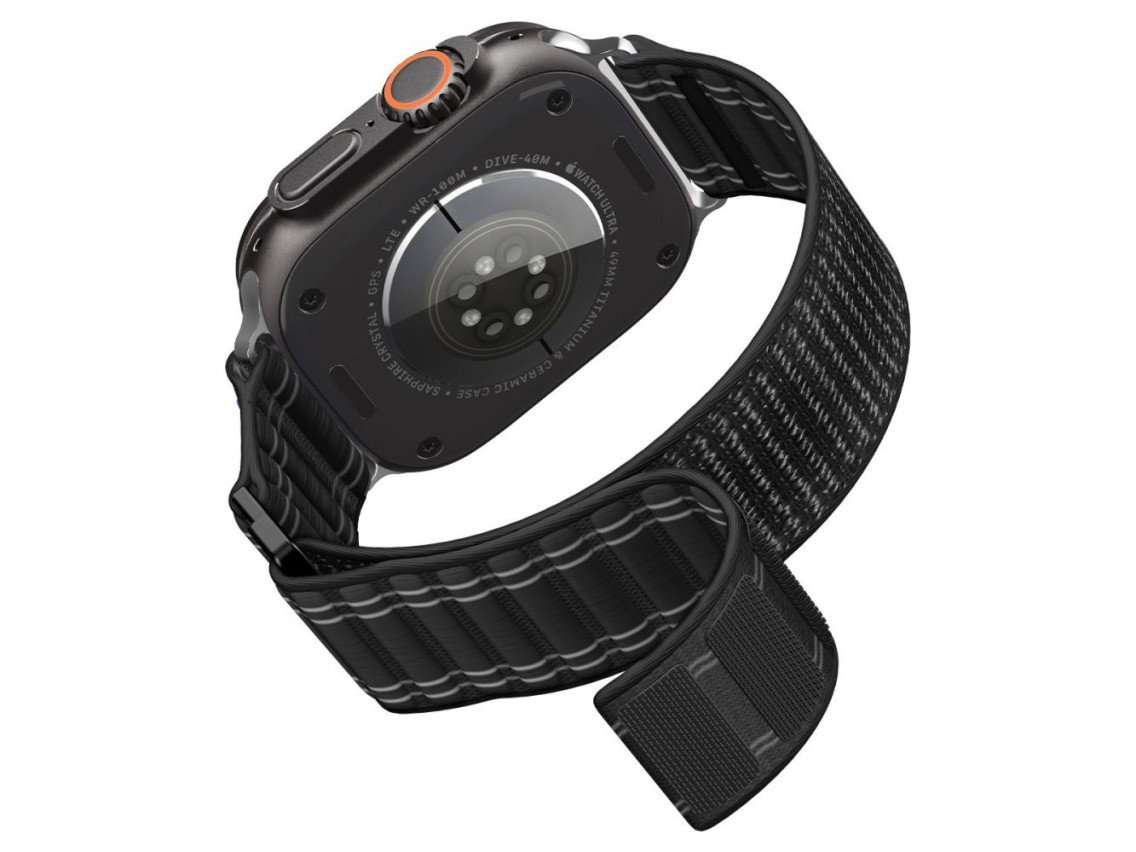 Spigen WBF0 Strap for Apple Watch 44 / 45 / 46 / 49 mm - Black