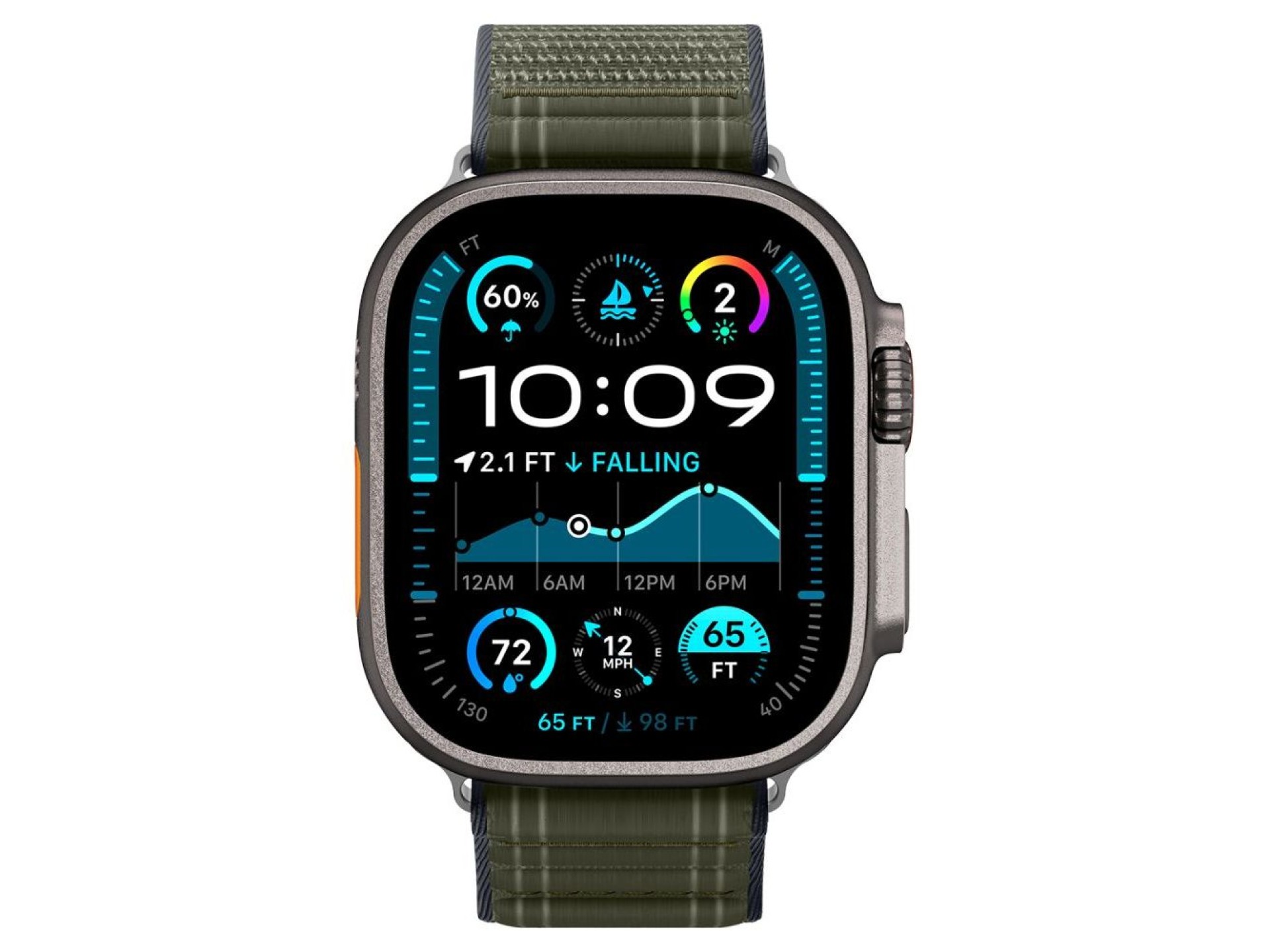 Spigen WBF0 Strap for Apple Watch 44 / 45 / 46 / 49 mm - Green
