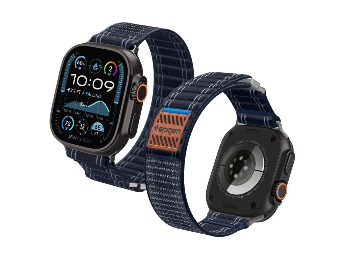 Spigen WBF0 Strap for Apple Watch 44 / 45 / 46 / 49 mm - Navy Blue