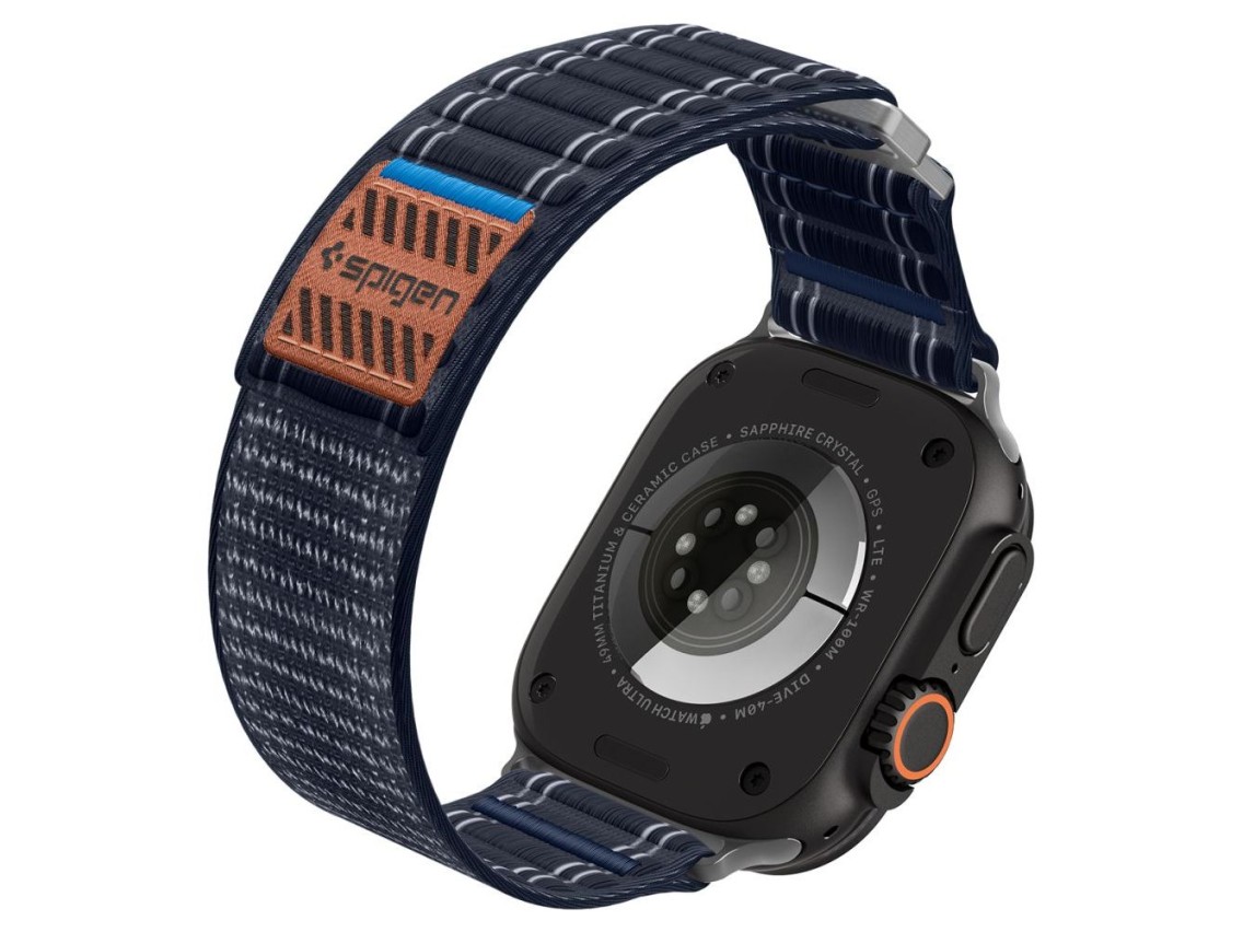 Spigen WBF0 Strap for Apple Watch 44 / 45 / 46 / 49 mm - Navy Blue