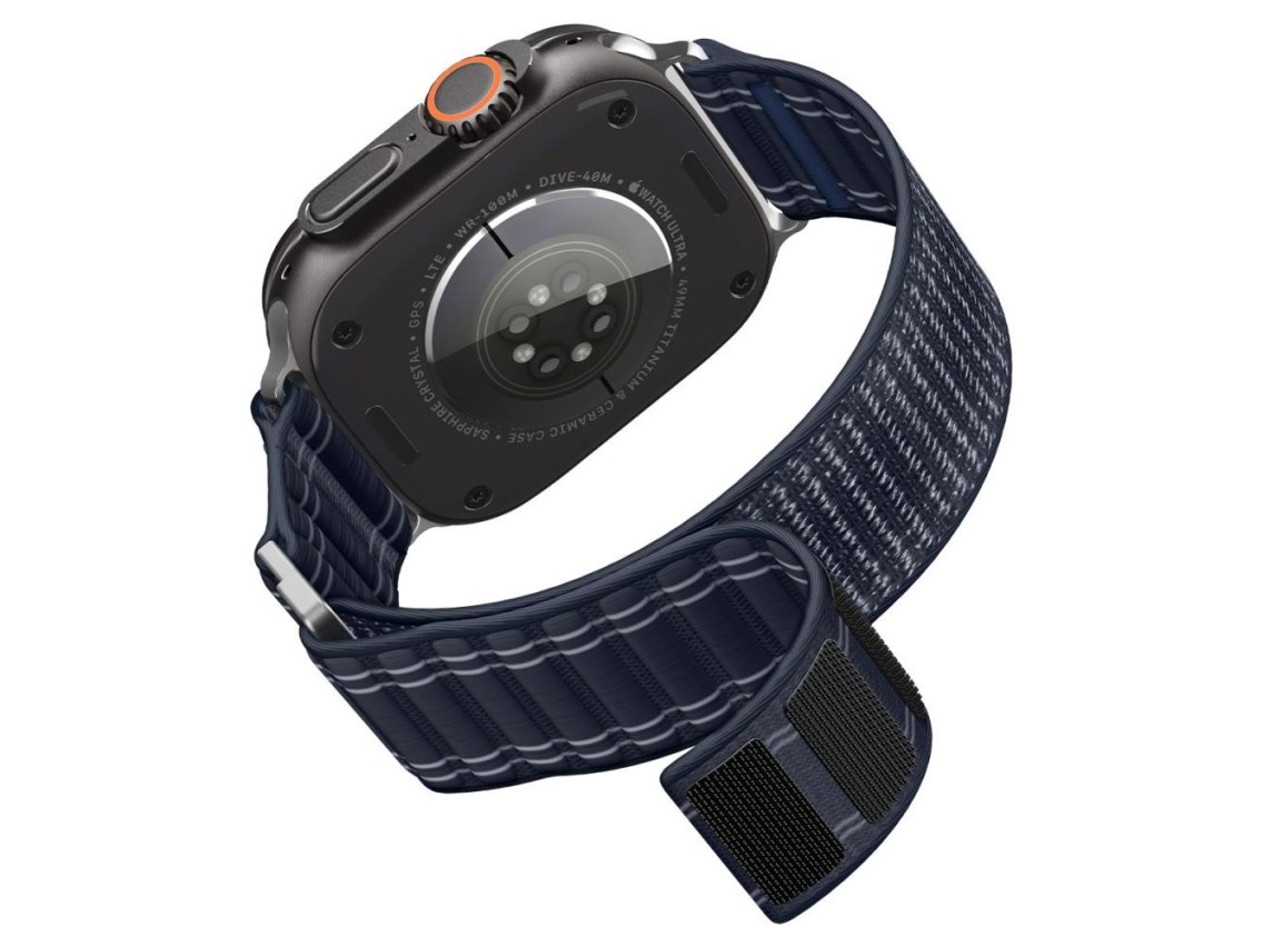 Spigen WBF0 Strap for Apple Watch 44 / 45 / 46 / 49 mm - Navy Blue