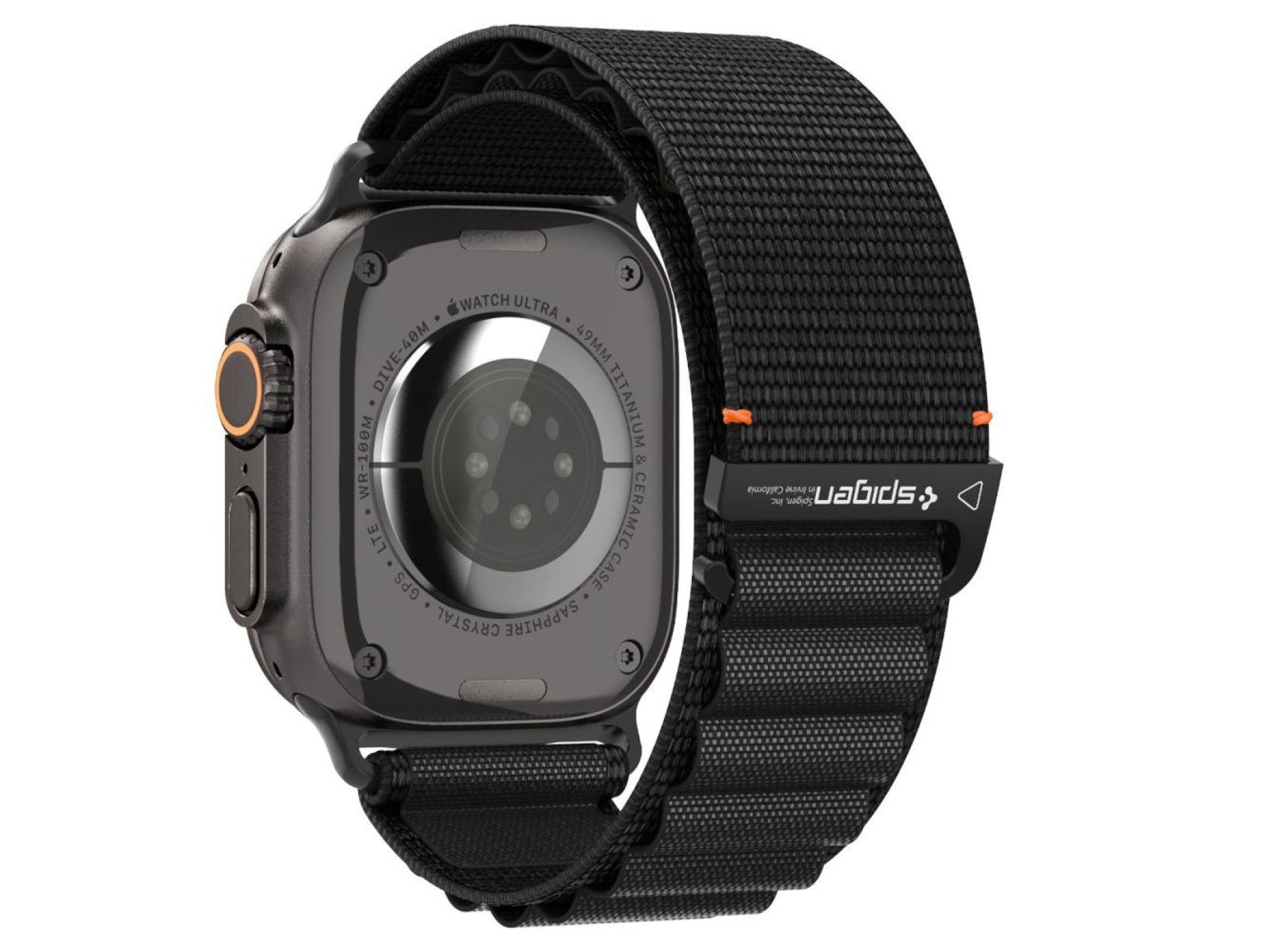 Pulseira Spigen WBF1 para Apple Watch 44/45/46/49 mm - Preta