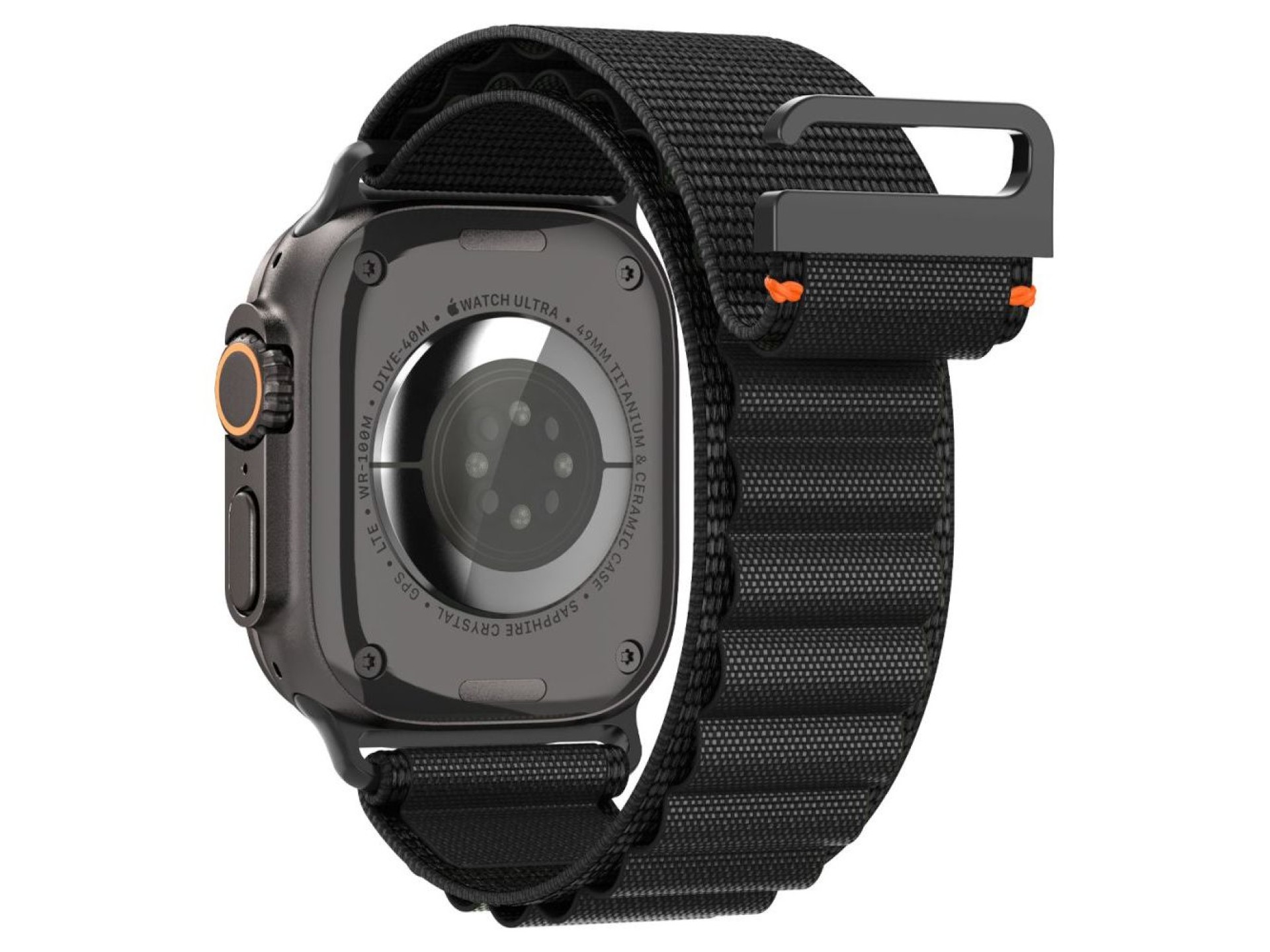 Pulseira Spigen WBF1 para Apple Watch 44/45/46/49 mm - Preta