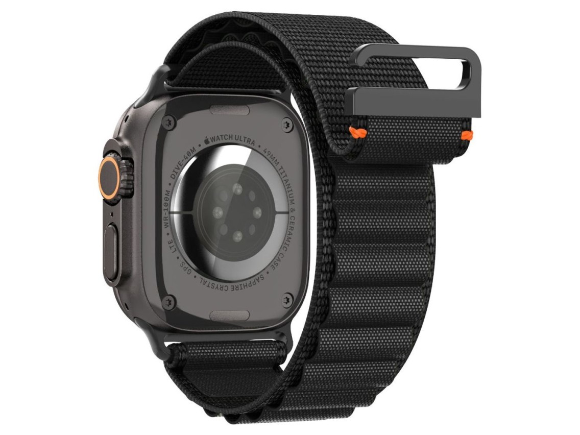 Pulseira Spigen WBF1 para Apple Watch 44/45/46/49 mm - Preta