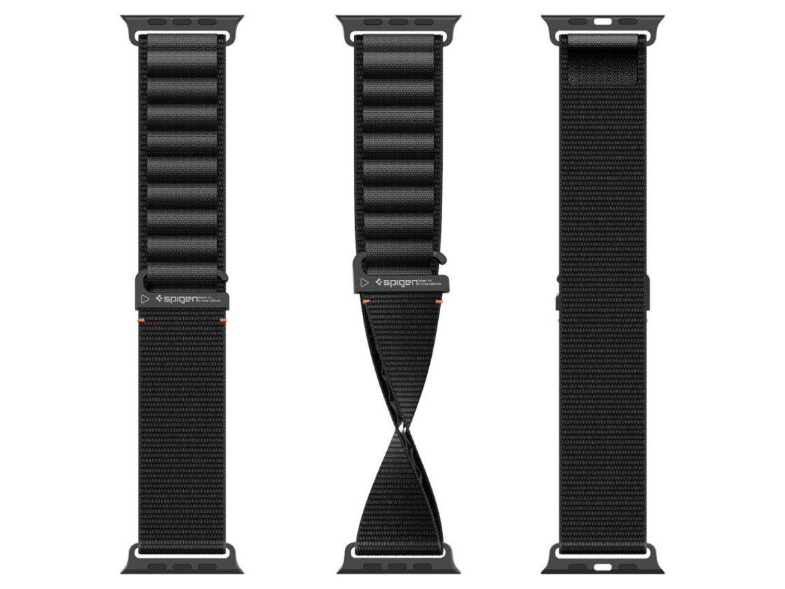Pulseira Spigen WBF1 para Apple Watch 44/45/46/49 mm - Preta