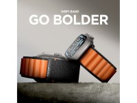 Correa Spigen WBF1 para Apple Watch de 44, 45, 46 y 49 mm (negra y naranja) Correa Spigen WBF1 para Apple Watch de 44, 45, 46 y 49 mm (negra y naranja)