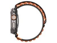 Correa Spigen WBF1 para Apple Watch de 44, 45, 46 y 49 mm (negra y naranja) Correa Spigen WBF1 para Apple Watch de 44, 45, 46 y 49 mm (negra y naranja)