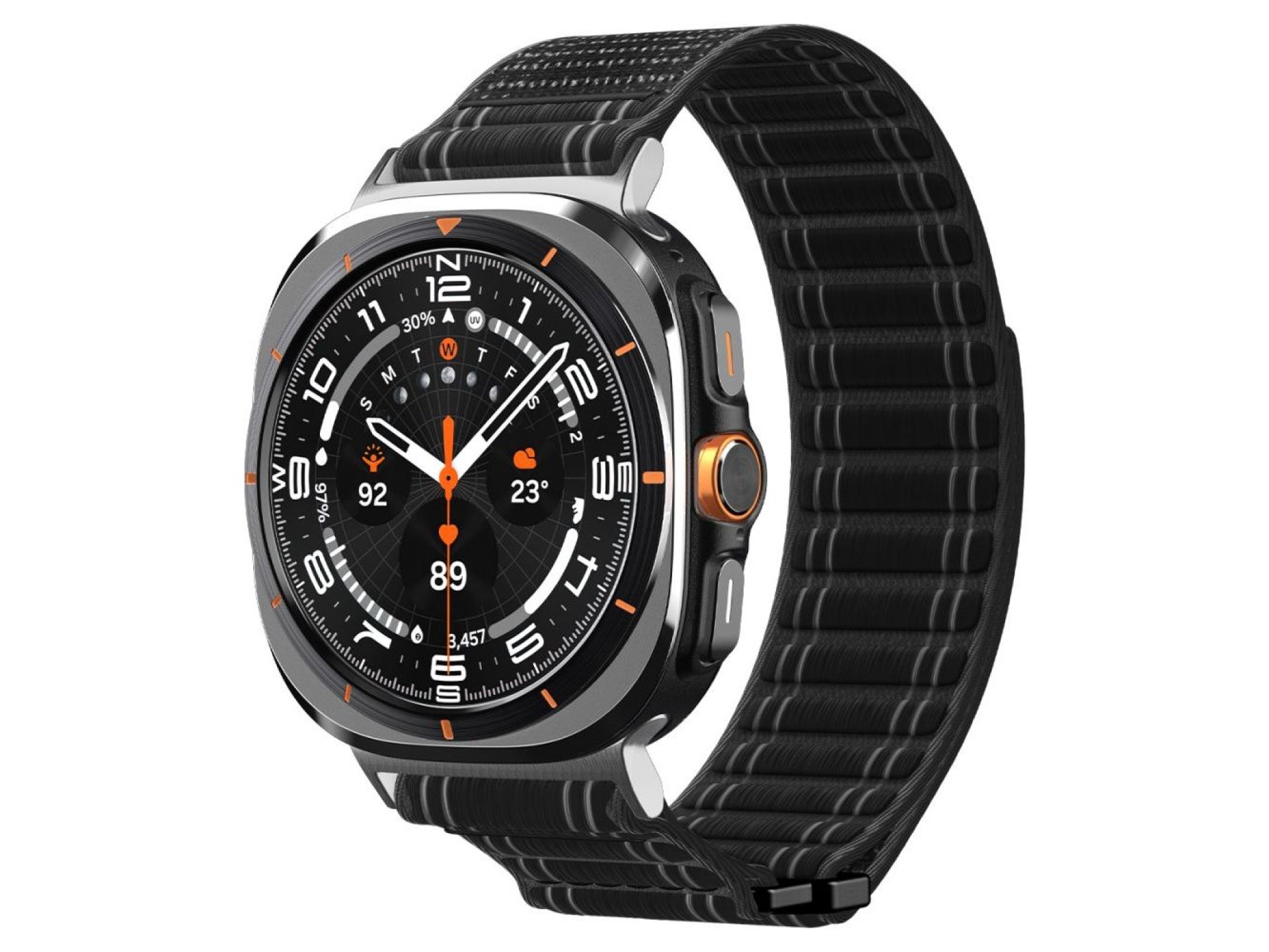 Spigen WBF0 Strap for Samsung Galaxy Watch Ultra 47mm - Black