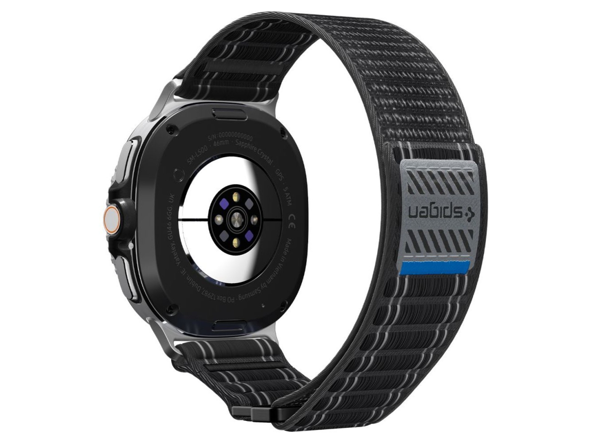 Correa Spigen WBF0 para Samsung Galaxy Watch 40/44/46 mm - Negra