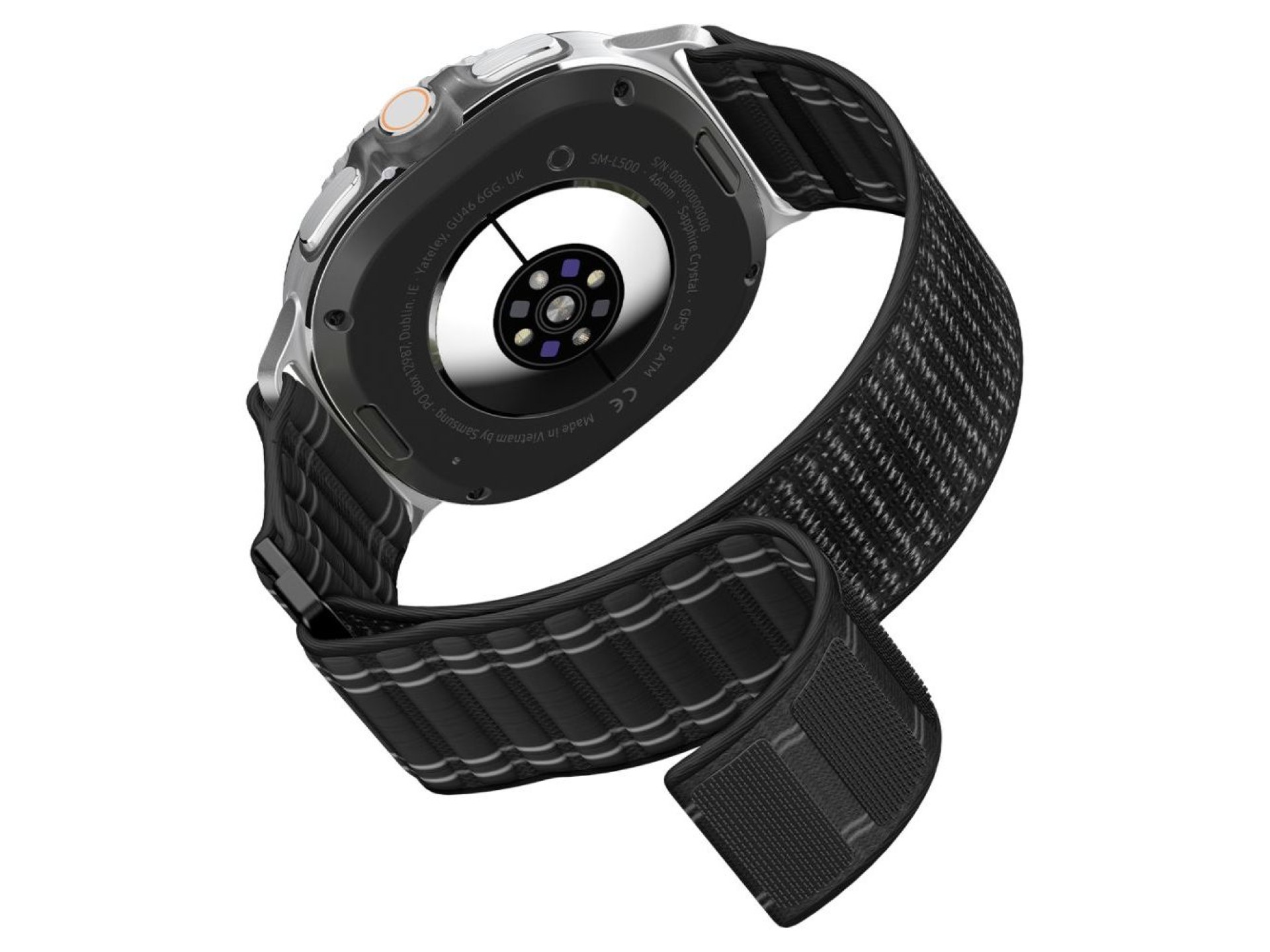 Correa Spigen WBF0 para Samsung Galaxy Watch 40/44/46 mm - Negra