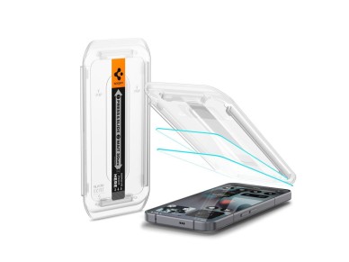 Paquete de 2 protectores de pantalla de vidrio templado Spigen Glas.TR EZ Fit para Nothing Phone 3 -