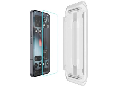 Paquete de 2 protectores de pantalla de vidrio templado Spigen Glas.TR EZ Fit para Nothing Phone 3 -