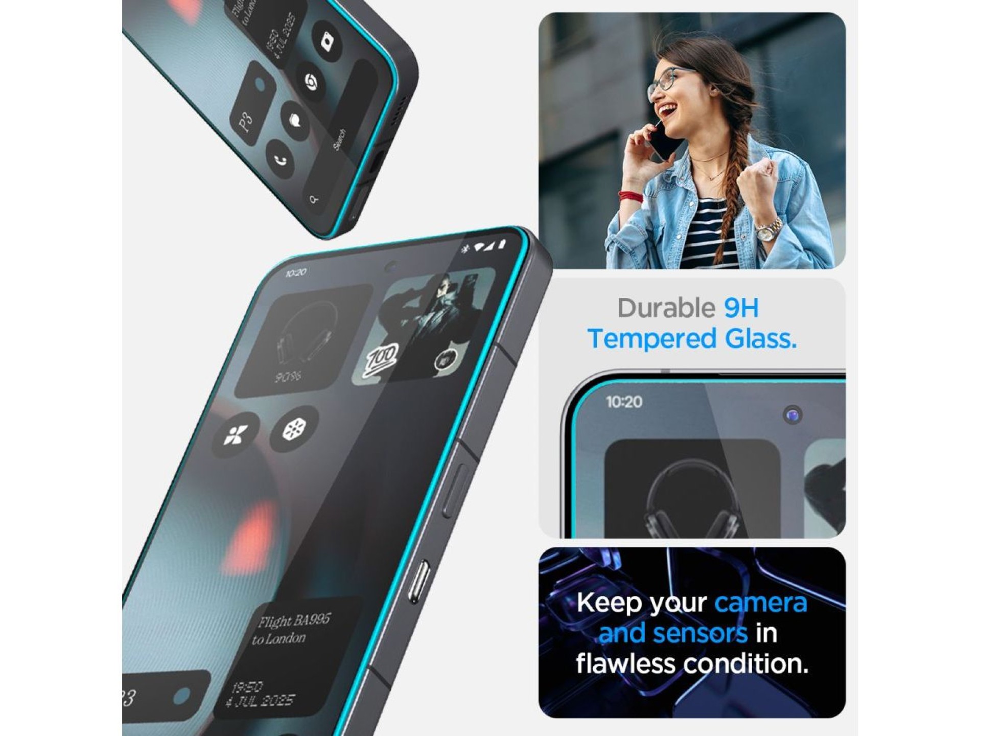 Spigen Glas.TR EZ Fit Tempered Glass 2-pack for Nothing Phone 3 - Transparent