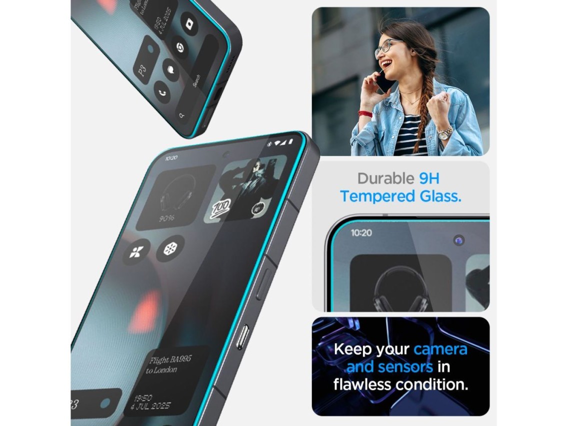Spigen Glas.TR EZ Fit Tempered Glass 2-pack for Nothing Phone 3 - Transparent