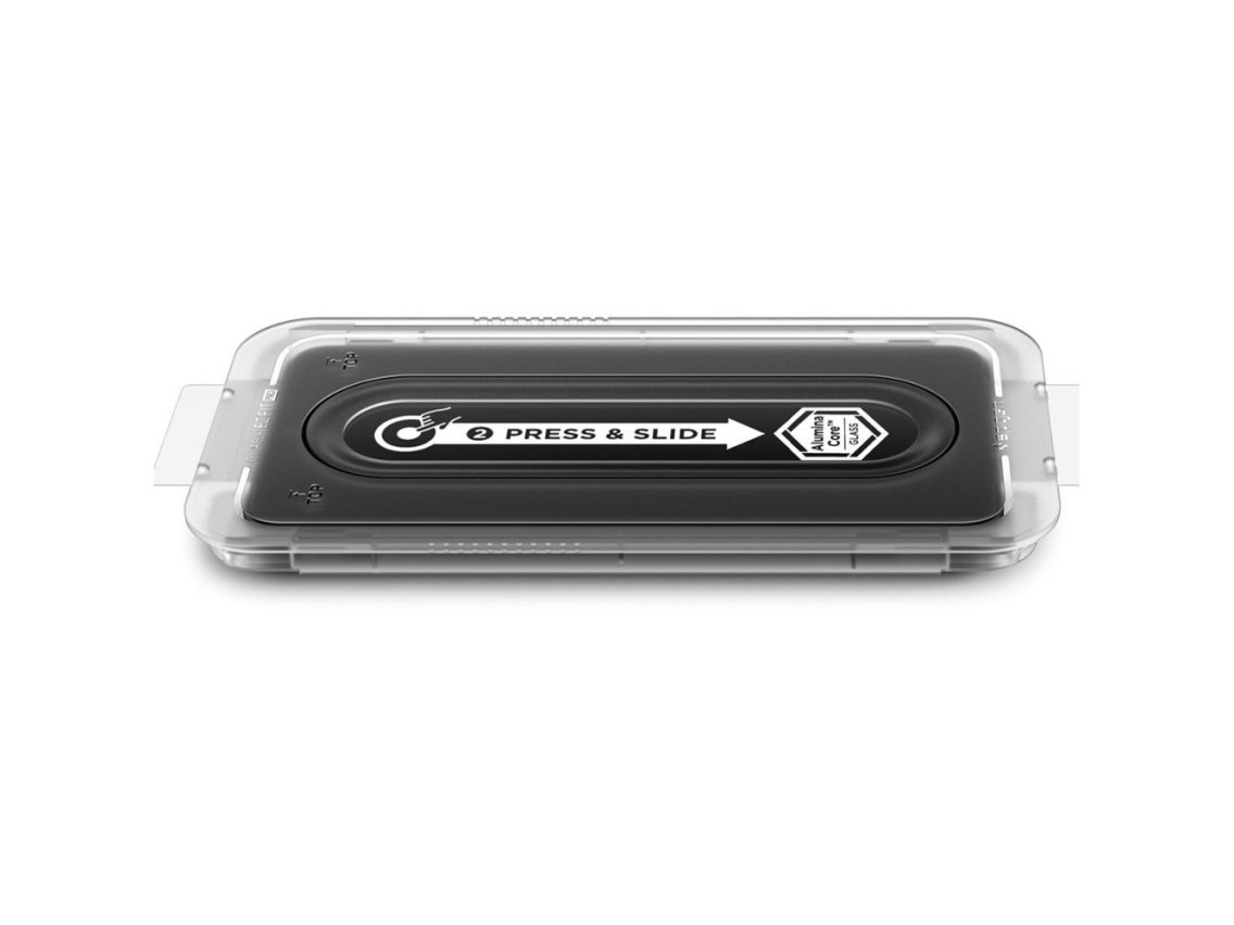 Vidrio templado HD Spigen Glas.Tr "EZ FIT PRO" para Samsung Galaxy S25 FE