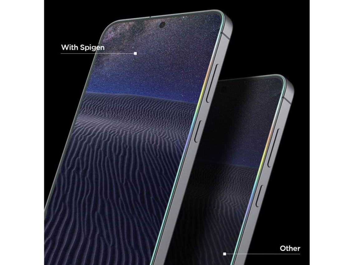Vidrio templado HD Spigen Glas.Tr "EZ FIT PRO" para Samsung Galaxy S25 FE