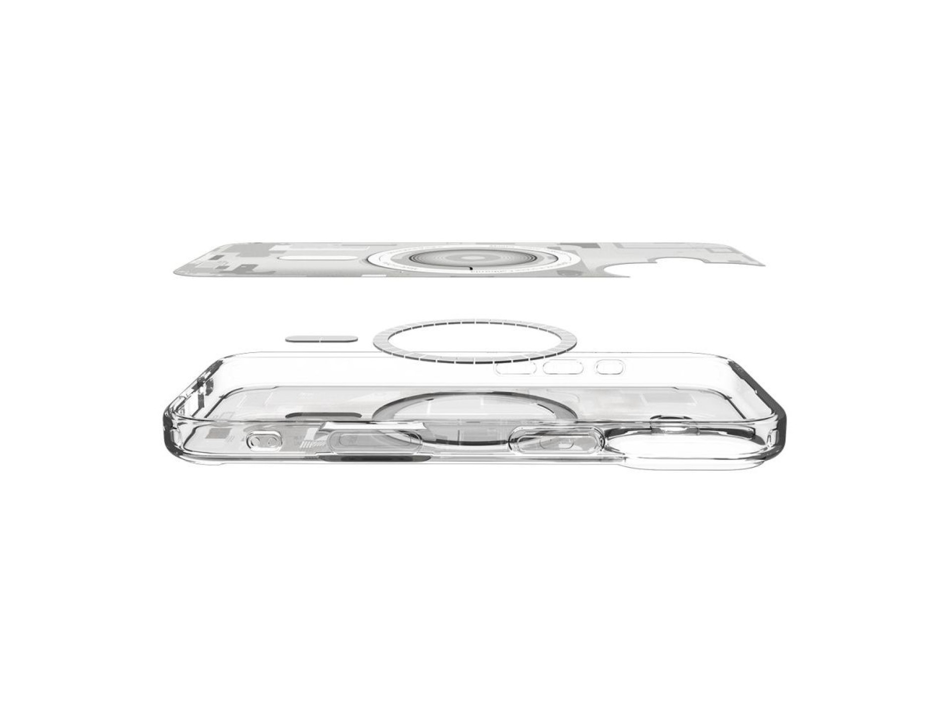 Capa Spigen Ultra Hybrid MagSafe para iPhone 17 Zero One - Branca