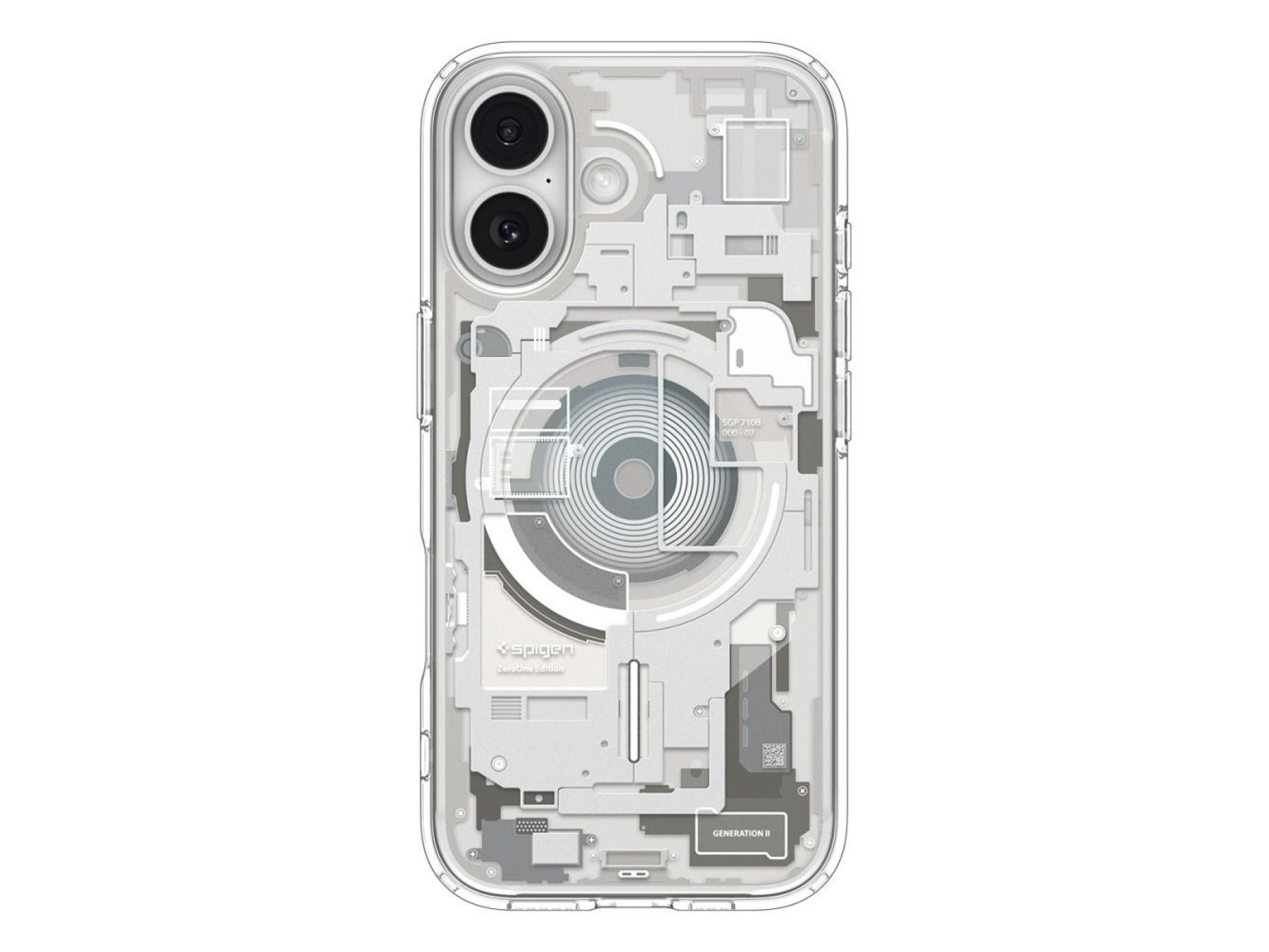 Capa Spigen Ultra Hybrid MagSafe para iPhone 17 Zero One - titânio