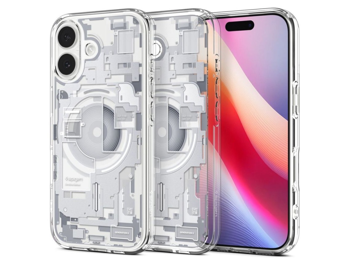 Capa Spigen Ultra Hybrid MagSafe para iPhone 17 Zero One - Branca
