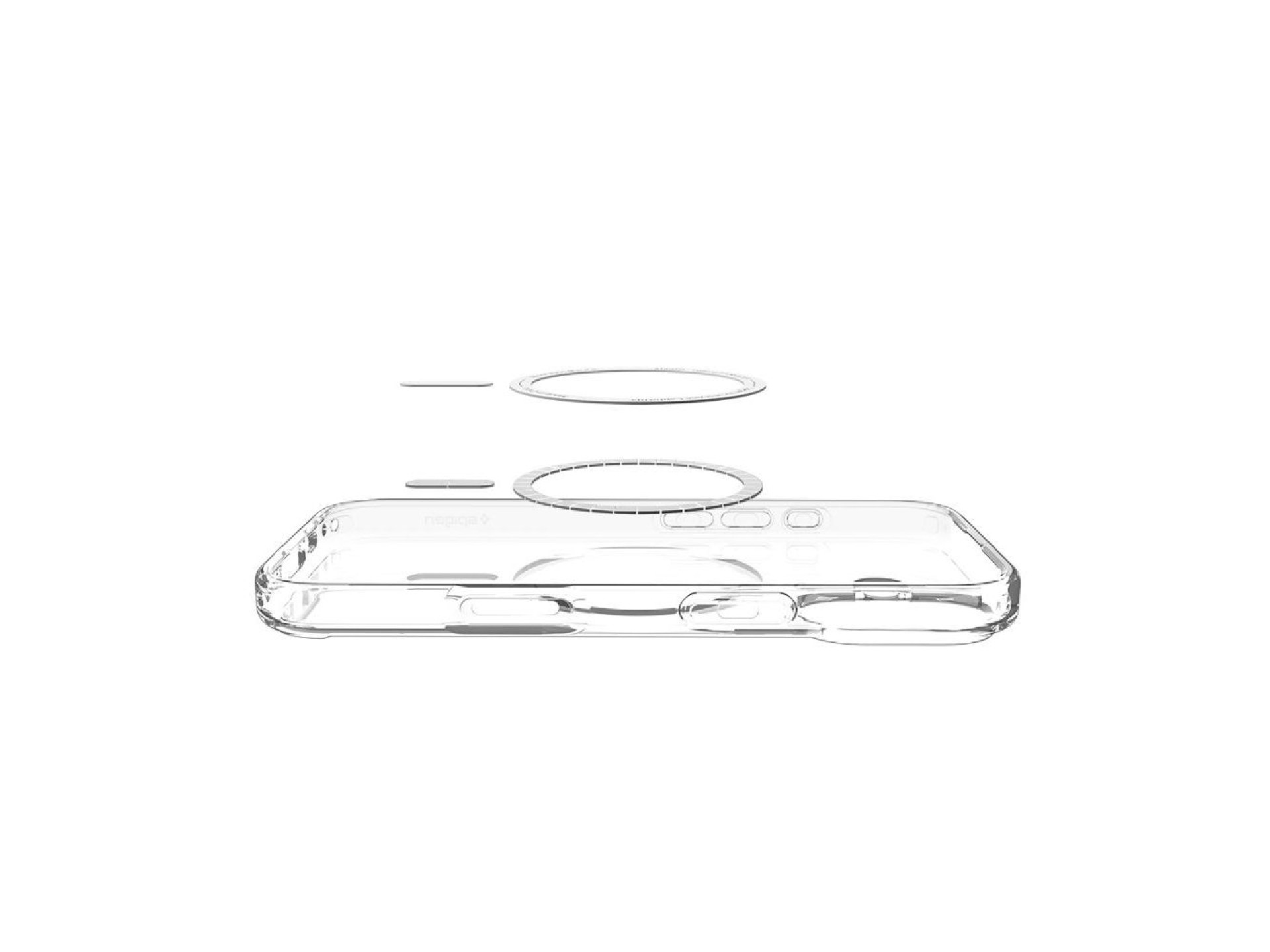Funda Spigen Ultra Hybrid MagSafe para iPhone 17 - Blanca