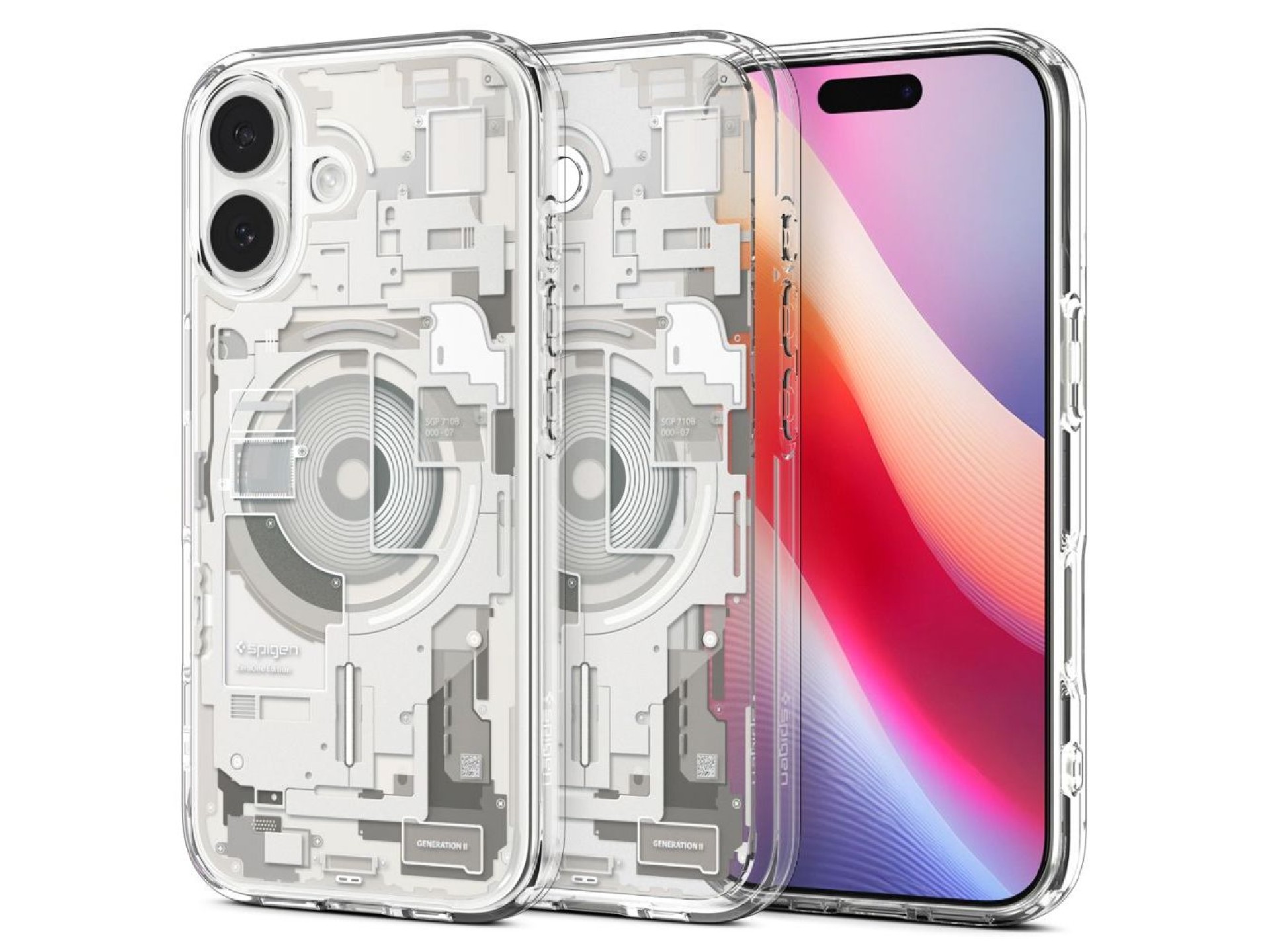 Capa Spigen Ultra Hybrid MagSafe para iPhone 17 Zero One - titânio