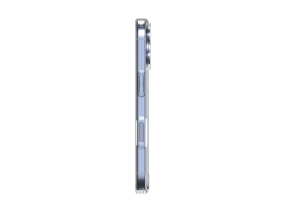 Funda Spigen Ultra Hybrid MagSafe para iPhone 17 - Transparente y blanca