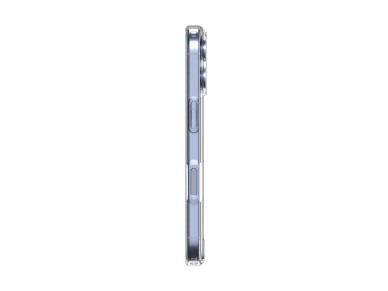 Funda Spigen Ultra Hybrid MagSafe para iPhone 17 - Transparente y blanca