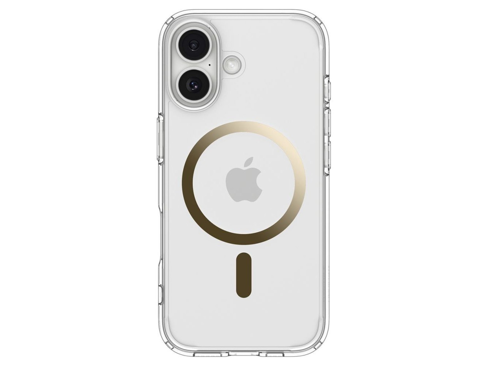 Capa Spigen Ultra Hybrid MagSafe para iPhone 17 - Dourada Transparente