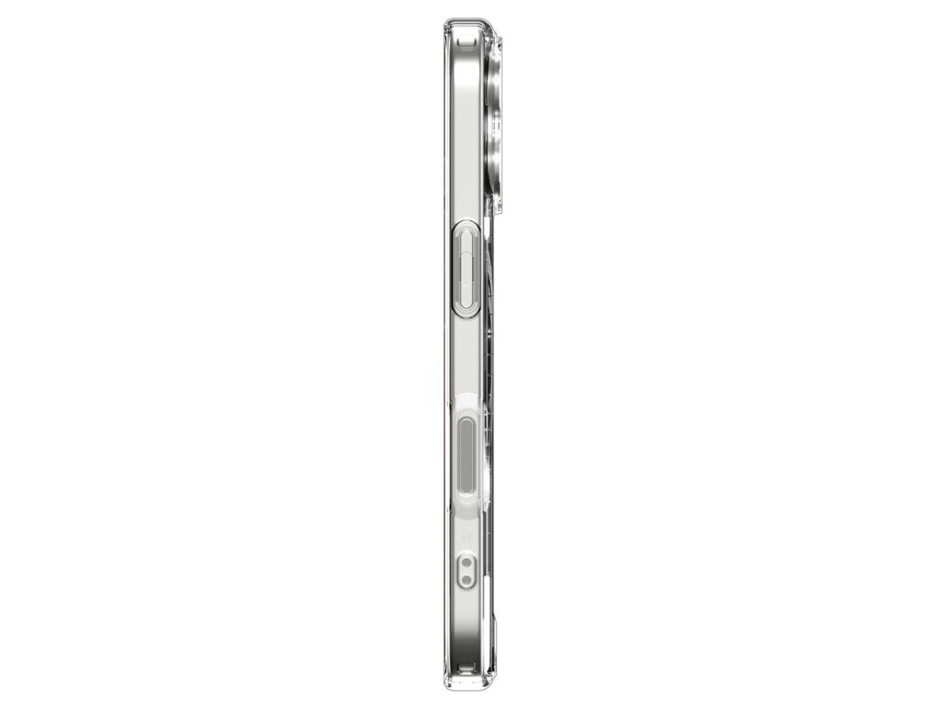 Capa Spigen Ultra Hybrid MagSafe para iPhone 17 - Dourada Transparente