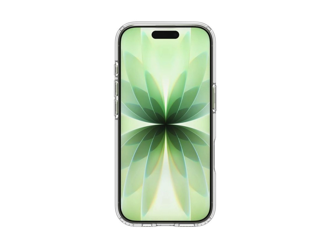 Funda Spigen Ultra Hybrid MagSafe para iPhone 17 - Transparente y blanca