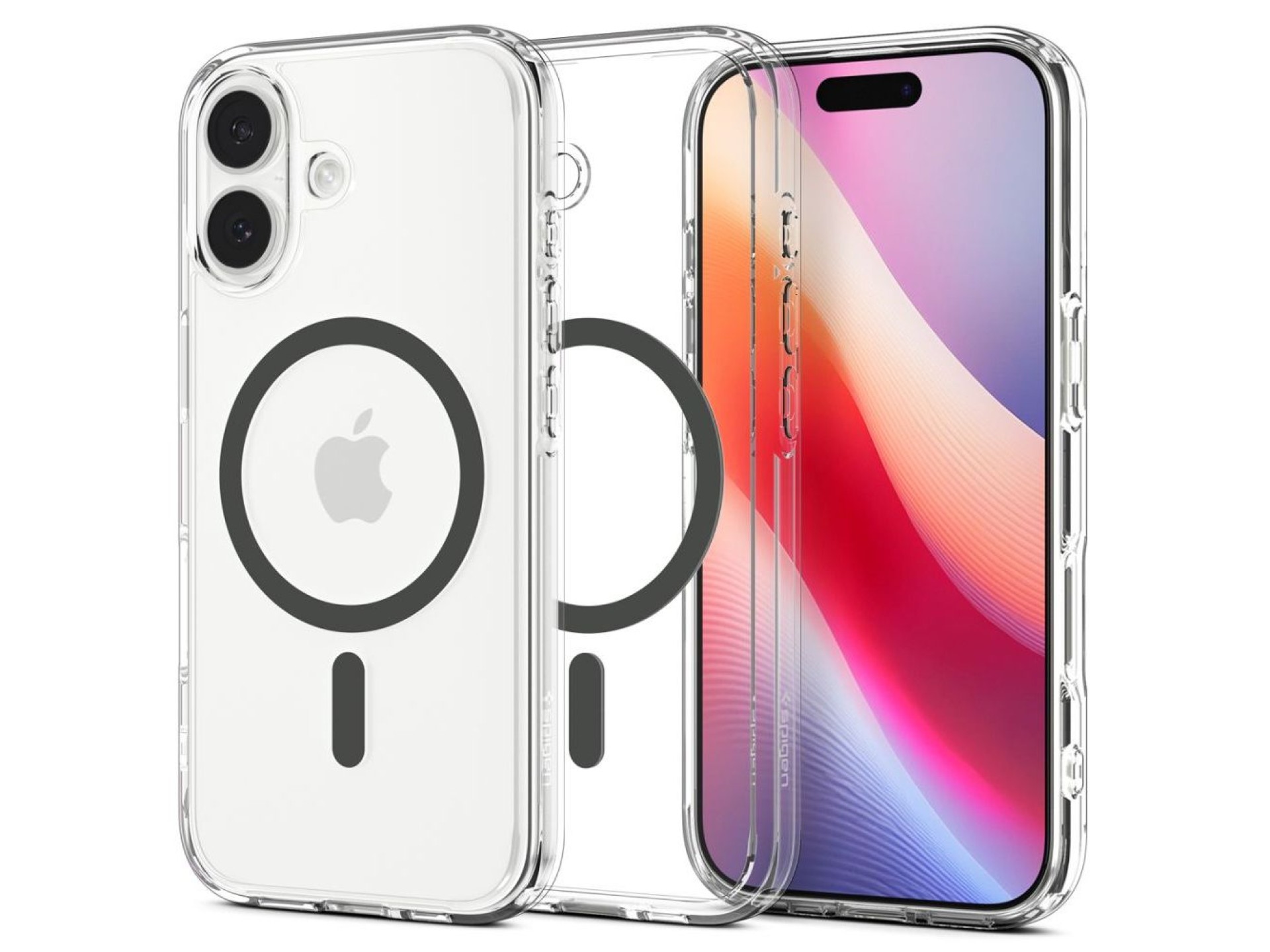 Spigen Ultra Hybrid MagSafe Case for iPhone 17 - Clear Gray